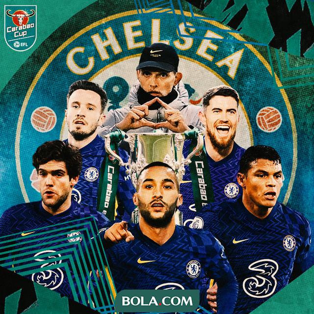 Carabao Cup - Ilustrasi Chelsea Juara