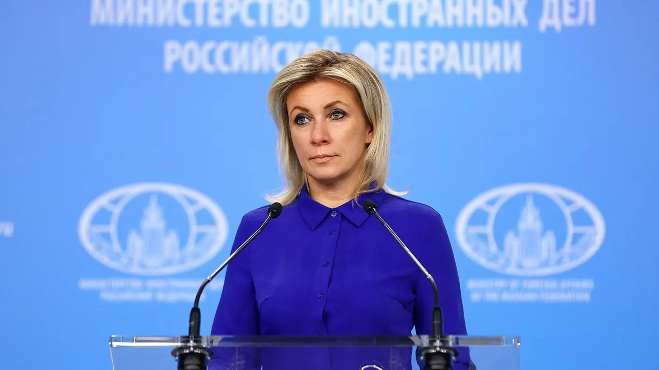 Juru bicara Kementerian Luar Negeri Rusia Maria Zakharova.