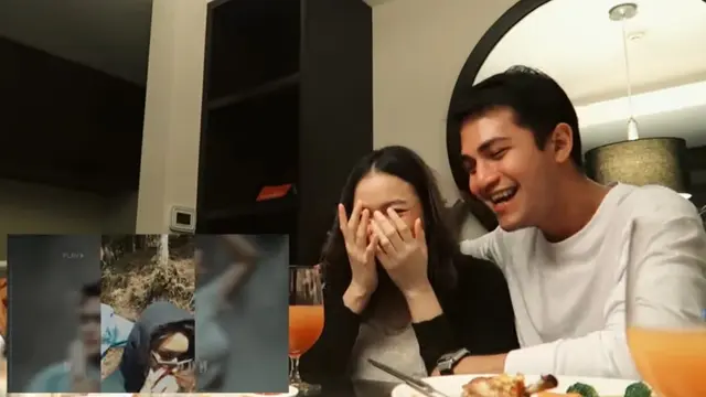 6 Momen Perayaan Anniversary Pernikahan Rizky Alatas dan Adzana Bing Slamet, Romantis