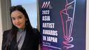 Lyodra Ginting diketahui menghadiri acara penghargaan Asia Artist Awards AAA 2022 di Jepang. Melalui media sosial, Lyodra juga turut mengunggah momen mulai dari keberangkatan hingga berada di belakang panggung. (Liputan6.com/Twitter/@MylyodraOfc)