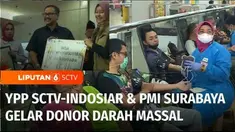 Yayasan Pundi Amal Peduli Kasih SCTV dan Indosiar bersama dengan PMI Kota Surabaya menggelar donor darah di bulan Ramadan. Acara ini diharapkan bisa memenuhi stok darah yang menipis selama Ramadan.