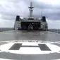 KRI Banda Aceh saat evakuasi AirAsia (Rochmanuddin)