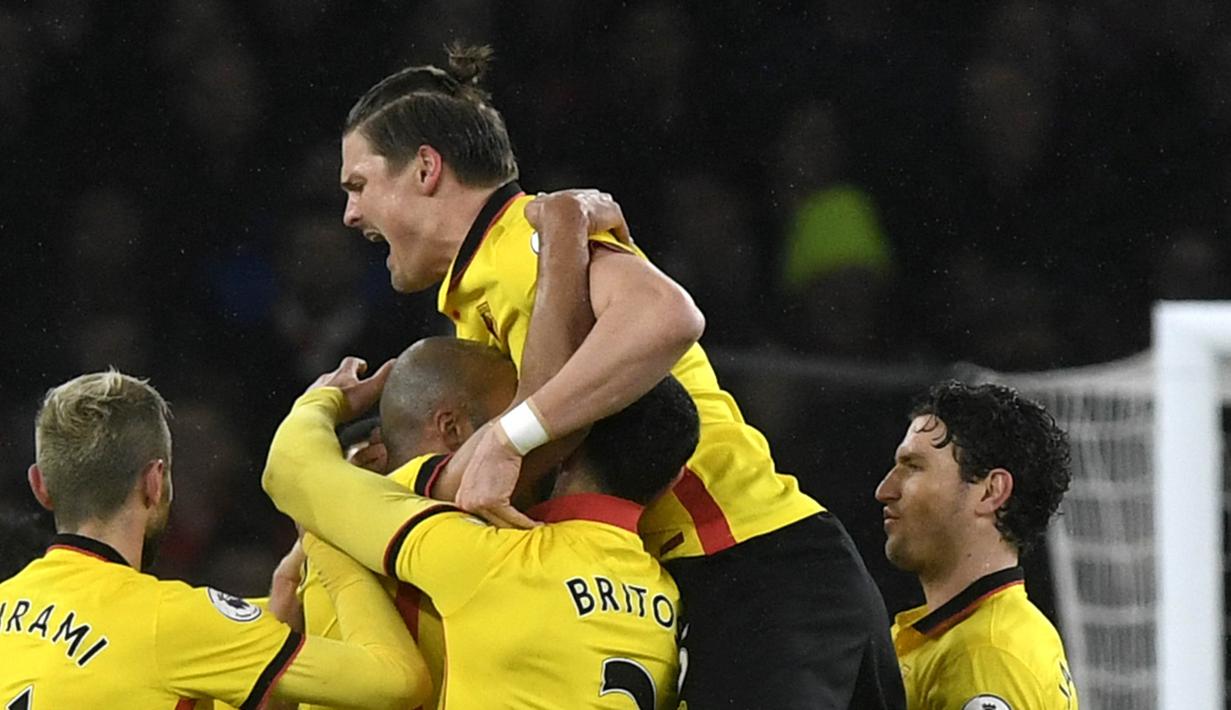 17. Watford - 11 Menang 7 Seri 20 Kalah - 40 Poin. (EPA/Will Oliver)