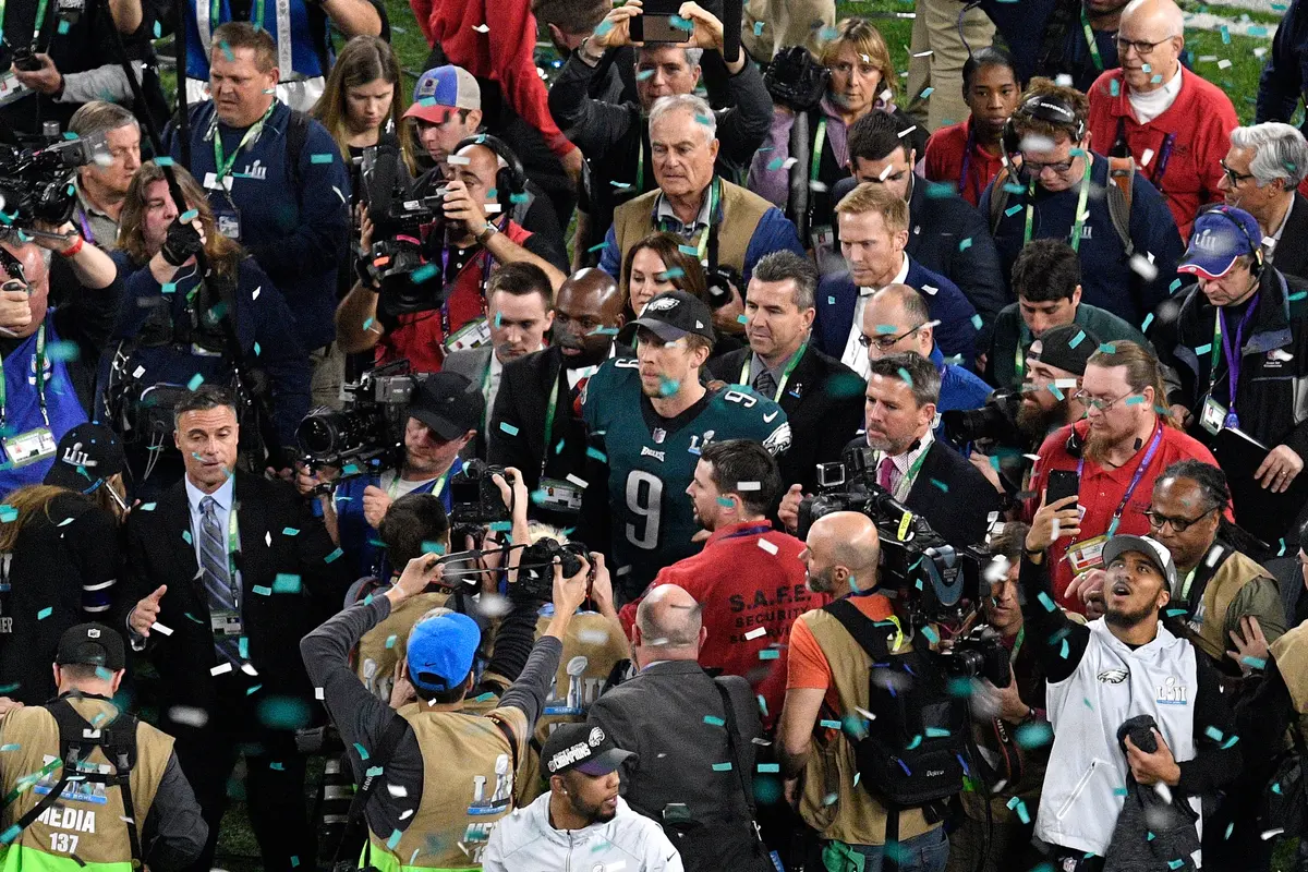 Selebrasi Eagles Usai Juara Super Bowl LII