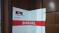 Ruangan Direktur RSUD Kardinah usai disegel KPK. (Liputan6.com/Fajar Eko Nugroho)
