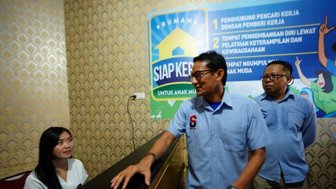 Cawapres nomor urut 02 Sandiaga Uno. (Merdeka.com)