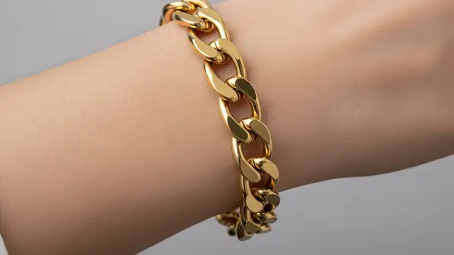 Gelang Rantai Tebal Minimalis