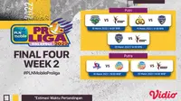 Link Live Streaming PLN Mobile Proliga 2022 Final Four Pekan Kedua di Vidio, 18-20 Maret 2022