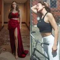 Lihat di sini beberapa potret body goals Wulan Guritno yang masih bak gadis di usia ke-43 tahun.