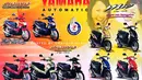 Yamaha menjadi salah satu pelopor motor matic dengan Yamaha Nouvo dan Yamaha Mio di tahun 2004. (Source: Instagram/@rayuaniklan)