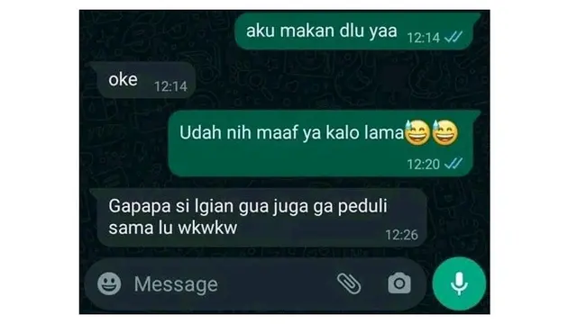 6 Balasan Chat dari Gebetan Cuek dan Tak Peduli Ini Bikin Nyesek