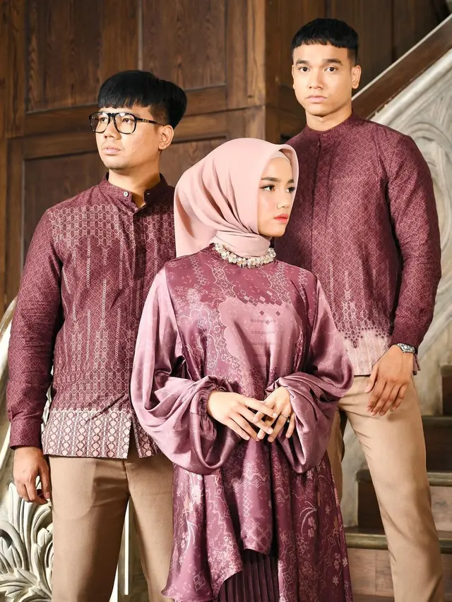Pemotretan Keluarga Fuji dengan Baju Lebaran