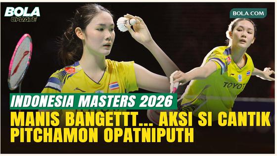 Pesona Pitchamon Opatniputh saat Beraksi di Indonesia Masters 2026: Manis tapi Mematikan!