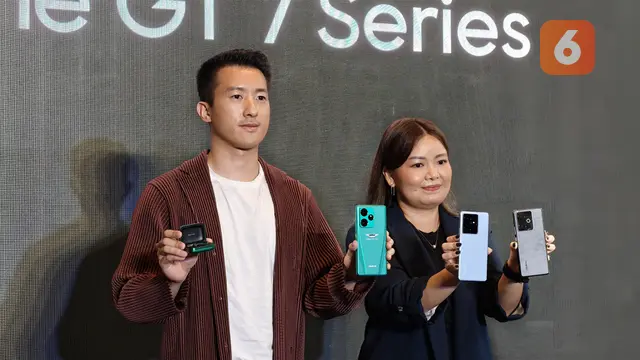 Peluncuran Realme GT 7 di Indonesia. (Liputan6.com/Agustinus M. Damar)