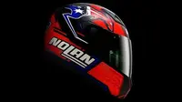 Helm replika Casey Stoner dari Nolan. (Deride)