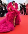 Deepika Padukone merupakan salah satu artis Bollywood yang mempunyai bentuk badan yang seksi. Tak hanya di Bollywood, kepopulerannya juga sampai di Hollywood. (AFP/Alberto PIZZOLI)
