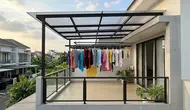 7 Model Penutup Balkon Sekaligus Tempat Menjemur Pakaian, Tak Cuma Melindungi dari Hujan