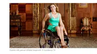 Kecelakaan yang mengakibatkan kelumpuhan hingga menjadi disabilitas tidak dapat mematahkan cita-cita Chelsie Hill sebagai seorang profesional. (Merdeka.com)