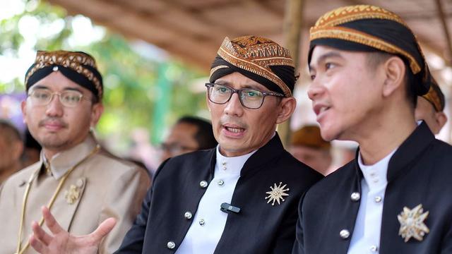 Gibran Rakabuming Raka dan Sandiaga Uno