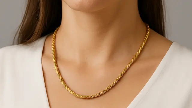 7 Model Kalung Emas Nori Terbaru 2025, Elegan untuk Sehari-hari hingga Acara Spesial (sumber:AI)