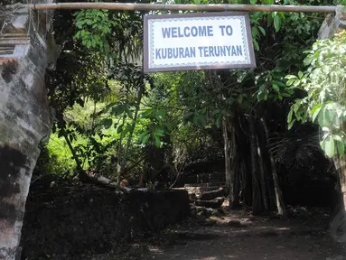 Kuburan Trunyan di Bali merupakan sebuah kuburan yang membuat bulu kuduk berdiri. (Liputan6.com/Herman Zakharia)