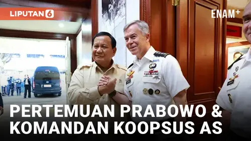 VIDEO: Prabowo Terima Kunjugan Komandan Koopsus AS