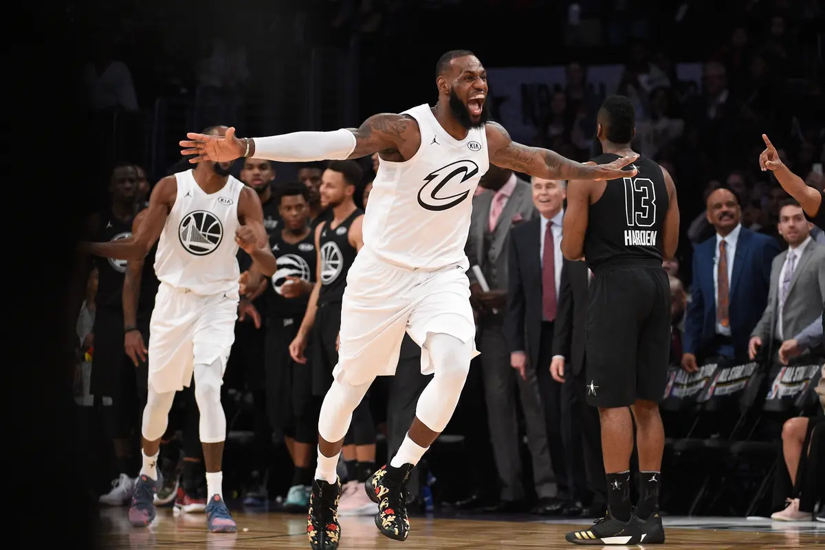 Selebrasi LeBron James