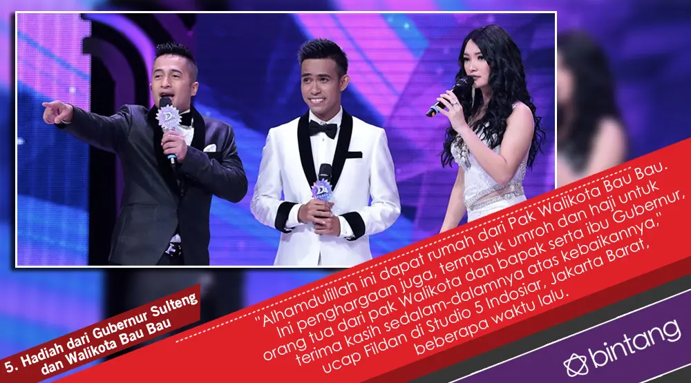 5 Fakta Kemenangan Fildan di D'Academy 4. (Foto: Deki Prayoga/Bintang.com, Desain: Nurman Abdul Hakim/Bintang.com)