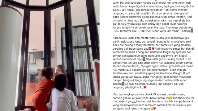 Sharena Gunawan, istri Ryan Delon dinyatakan positif Covid-19 dan harus menjalani isoman. (Instagram/mrssharena)