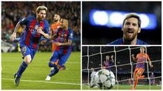 4 rekor hattrick Lionel Messi bersama Barcelona. (AFP)