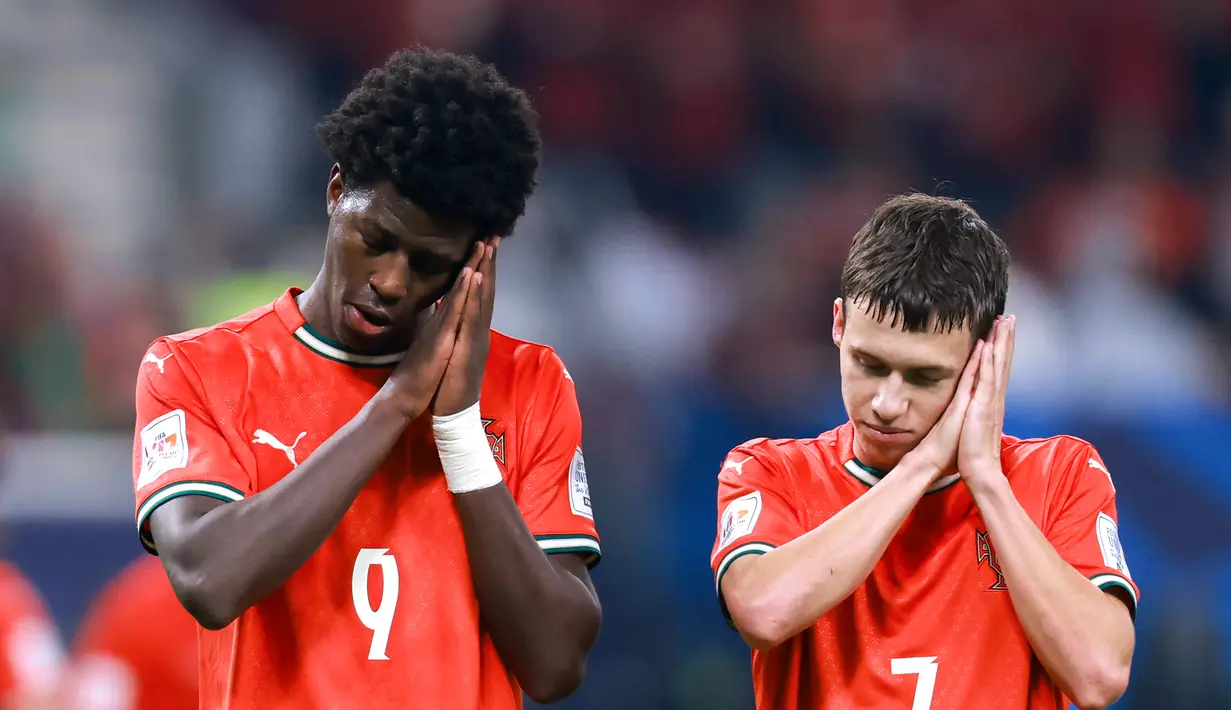 Kemenangan Portugal ditentukan oleh gol tunggal dari Anisio Cabral. (AFP/Karim Jaafar)