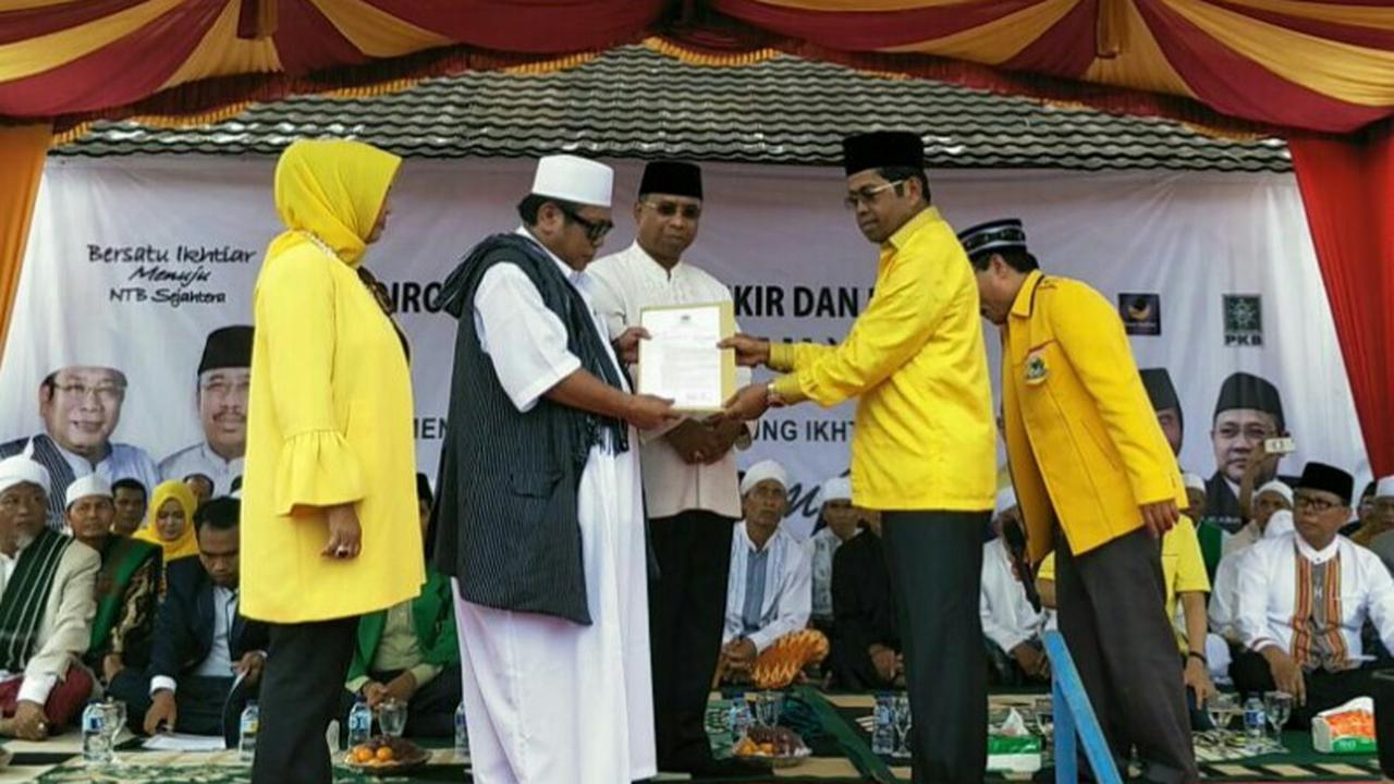 DPP Golkar usung Suhaili-Muhammad Amin jadi Cagub-Cawagub NTB