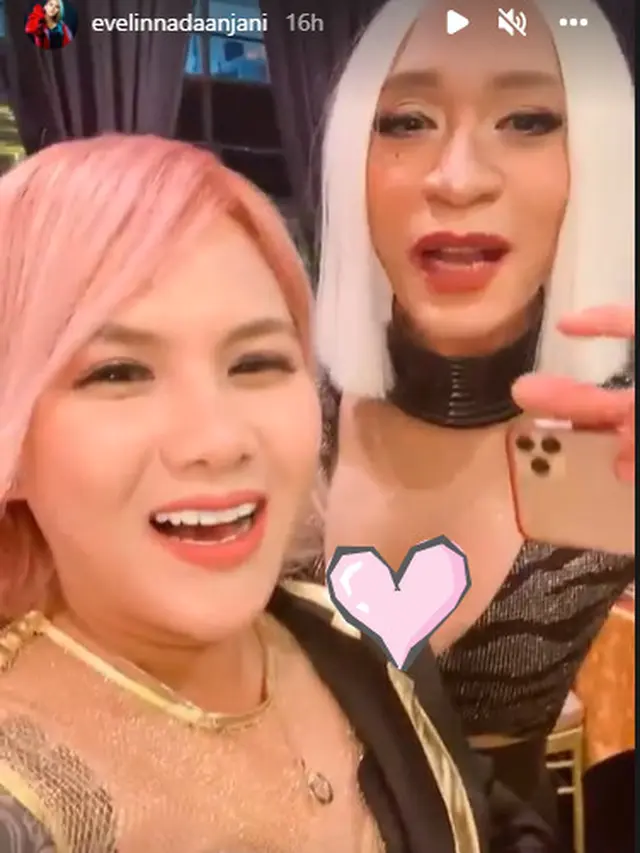 6 Momen Evelyn Anjani Bertemu Aming di Ulang Tahun Lucinta Luna, Tetap Akrab