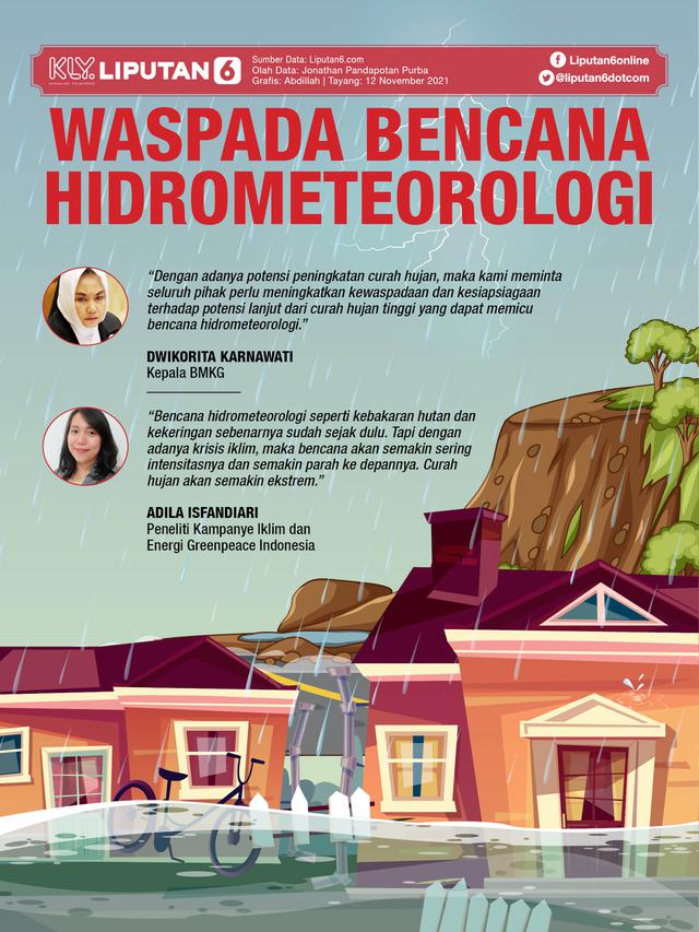 Infografis: Waspada Bencana Hidrometeorologi (Liputan6.com / Abdillah)