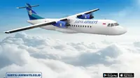Surya Airways (Tangkapan Layar Instagram/@bennyrustanto)