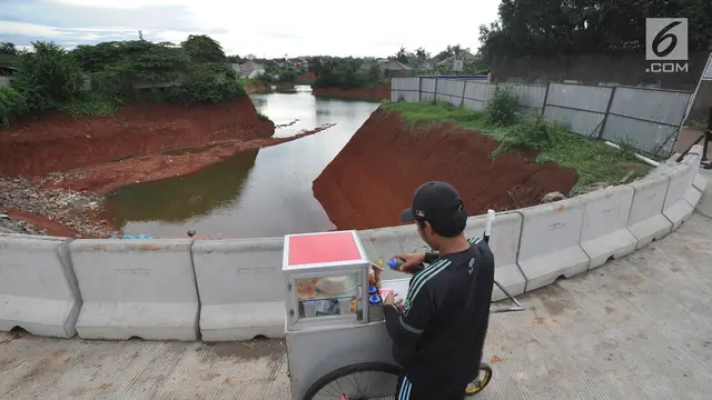 Mangkrak, Proyek Tol Cinere-Serpong Jadi Tempat Pemancingan