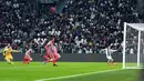 Cremonese dan Emil Audero kalah telak di markas Juventus pada pertandingan pekan ke-20 Serie A 2025/2026. I Grigiorossi dibantai lima gol tanpa balas di Allianz Stadium, Turin, Selasa (13-1-2026) dini hari WIB. (Fabio Ferrari/LaPresse via AP)