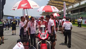 Pembalap AHRT Awhin Sanjaya (Liputan6.com /Thomas)