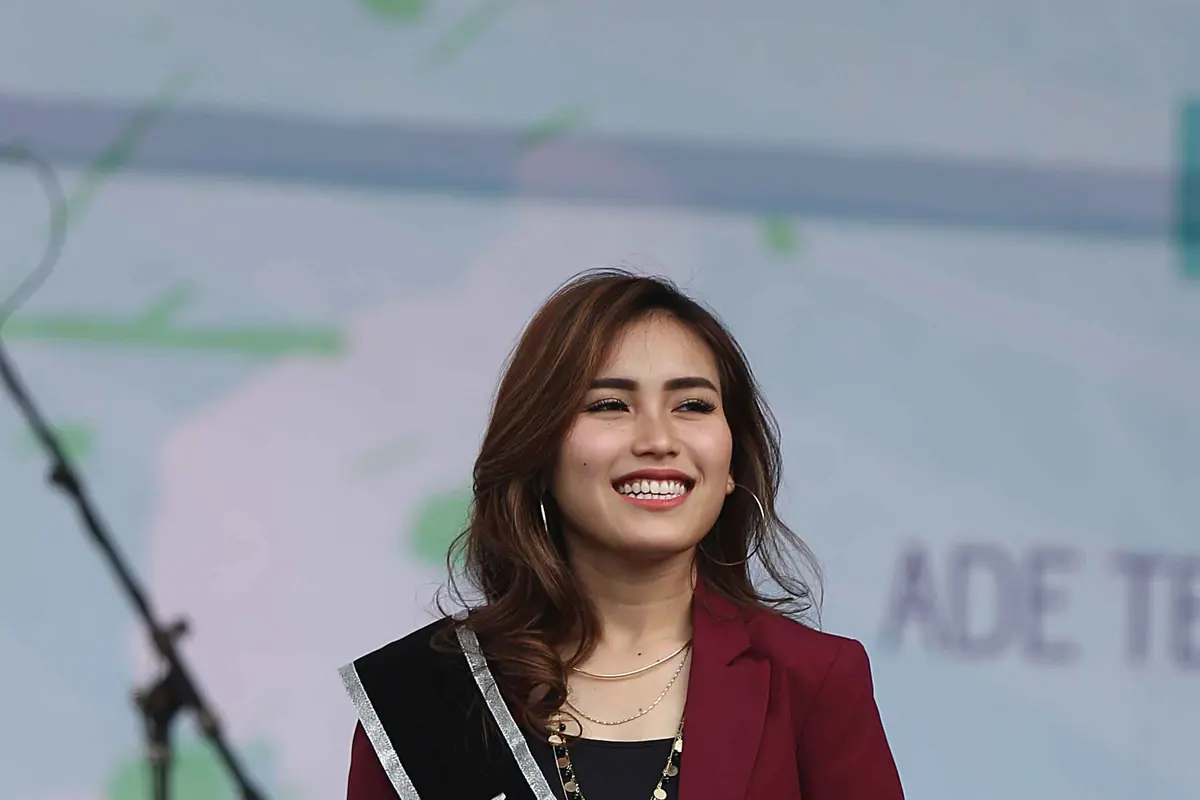 Ayu Ting Ting dinobatkan sebagai Artis Duta Pajak Kota Depok. (Nurwahyunan/Bintang.com)