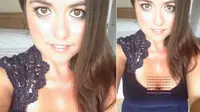 Foto Selfie Belahan Dada Istri Pejabat Hebohkan Publik