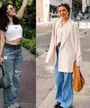 Lihat di sini beberapa potret OOTD Marsha Aruan yang sering pakai celana jeans.