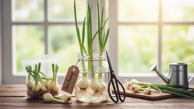 Cara Menanam Daun Bawang di Air Tanpa Tanah di Rumah, Praktis dan Hemat