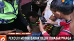 Pelaku kemudian dibawa ke Polsek Lembang untuk dimintai keterangan.