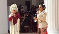 Krisdayanti dan Melly Goeslaw Duet di Upacara HUT ke-81 RI, Kompak Berbusana Merah Putih