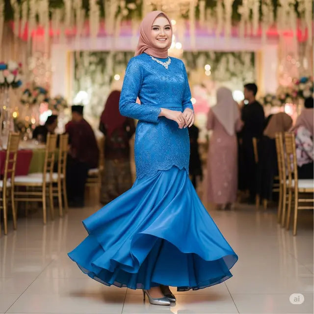 Gamis Mermaid Satin