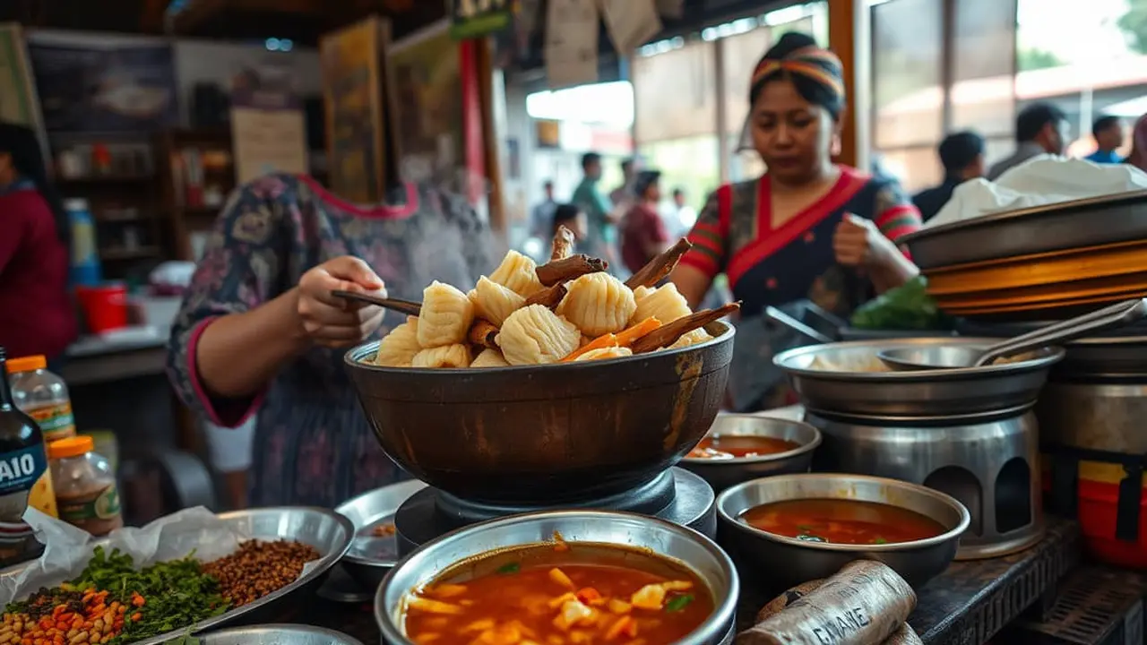 resep lontong kikil