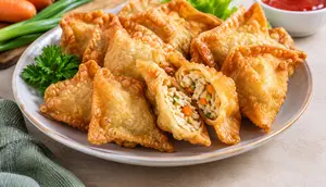 Resep Pangsit Goreng Isi Ayam dan Sayur Tanpa Cetakan, Mudah Dibuat di Rumah