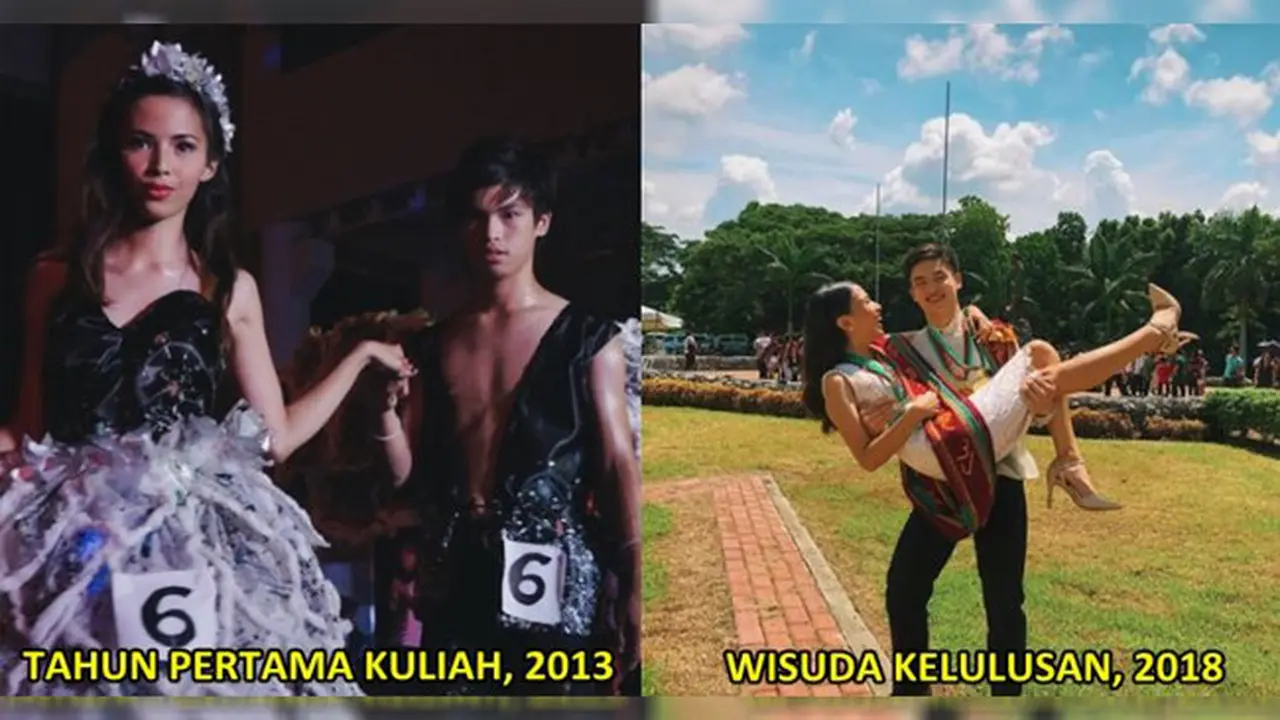 Kenal Sejak SD, Kisah Sejoli Wisuda Bareng Viral