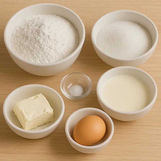 Bahan-Bahan Moci Cheese Cake