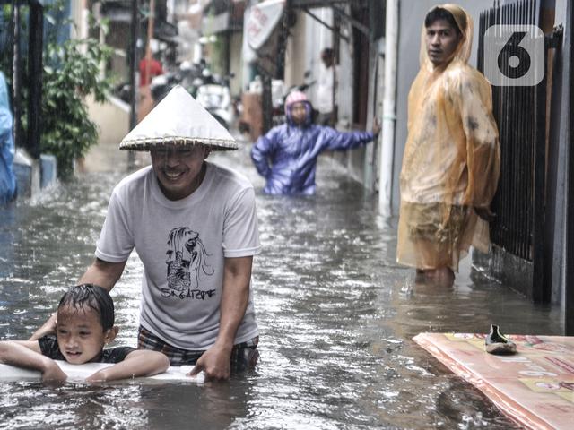 Jakarta Banjir 9 Potret Genangan Air Pagi Ini Dari Warga Citizen6 Liputan6 Com